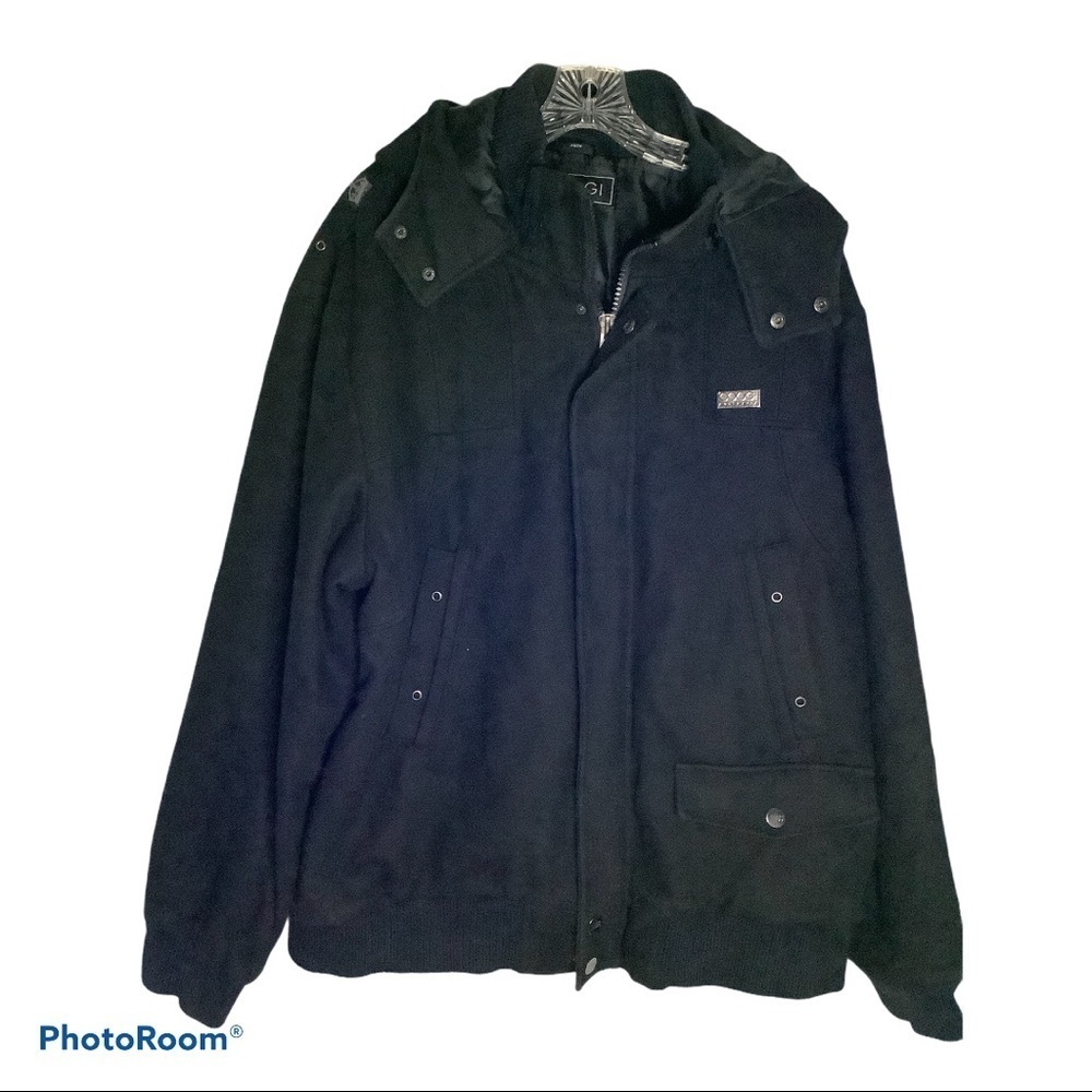 Coogi wool blend hooded bomber men’s size 3X